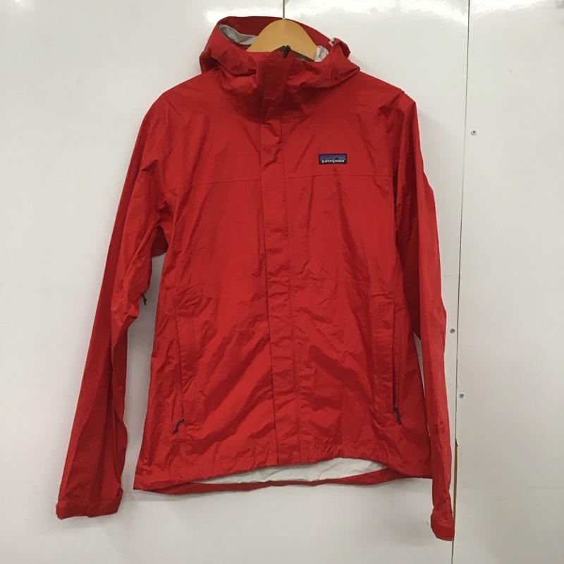 パタゴニア patagonia ジャケット、上着 ジャンパー、ブルゾン ジップアップジャケット ナイロンジャケット アウター M ロゴ、文字 赤 / レッド /  メンズ USED 古着 中古 10147535