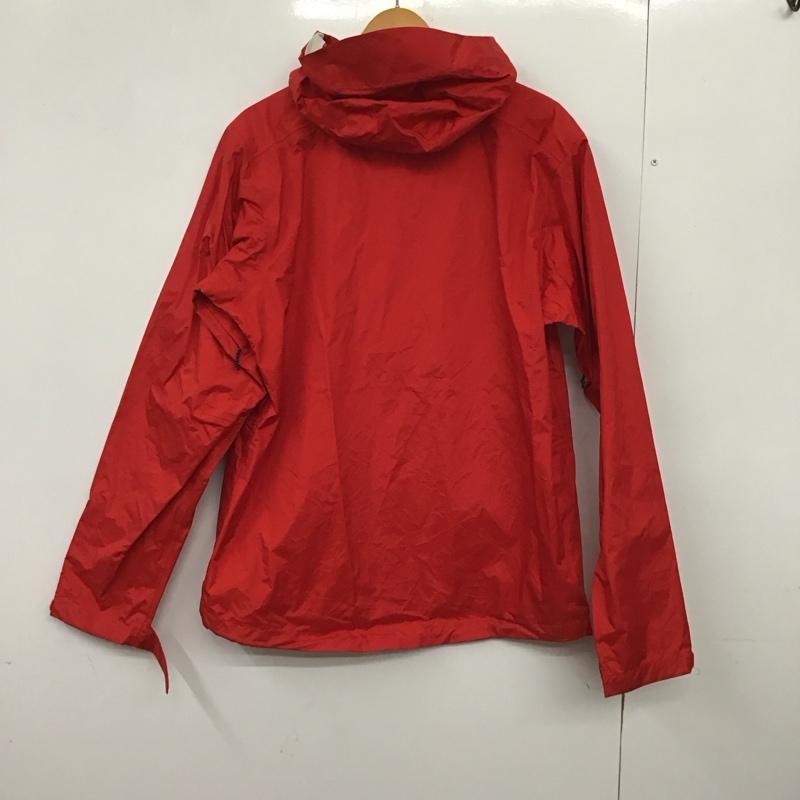 パタゴニア patagonia ジャケット、上着 ジャンパー、ブルゾン ジップアップジャケット ナイロンジャケット アウター M ロゴ、文字 赤 / レッド /  メンズ USED 古着 中古 10147535