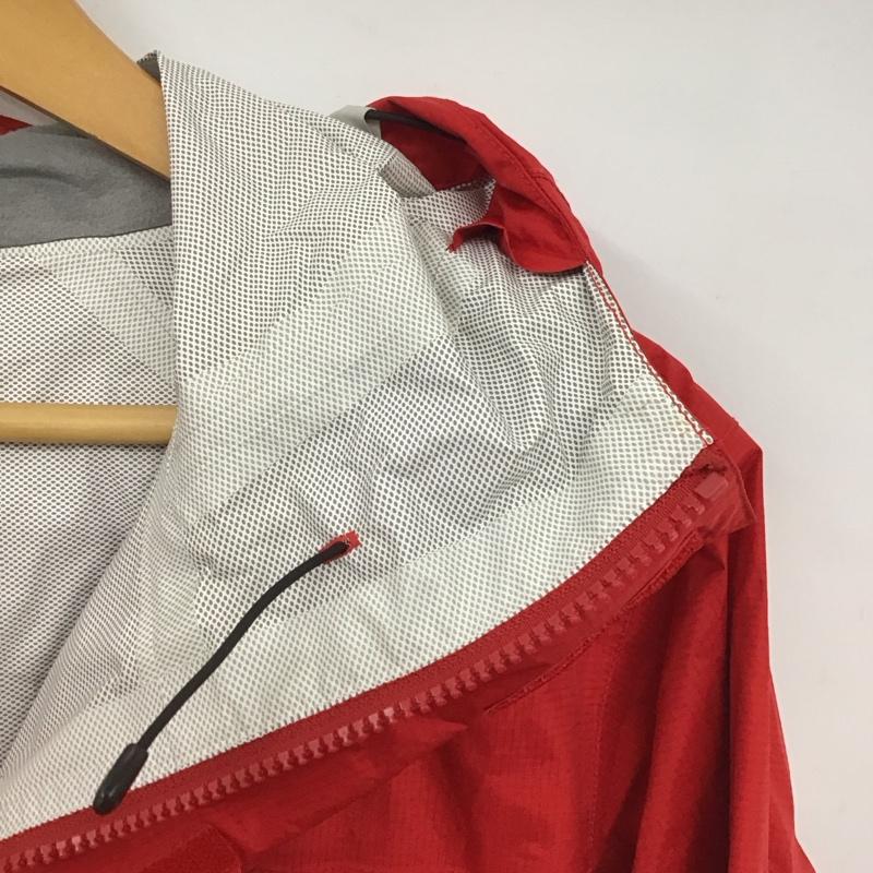 パタゴニア patagonia ジャケット、上着 ジャンパー、ブルゾン ジップアップジャケット ナイロンジャケット アウター M ロゴ、文字 赤 / レッド /  メンズ USED 古着 中古 10147535
