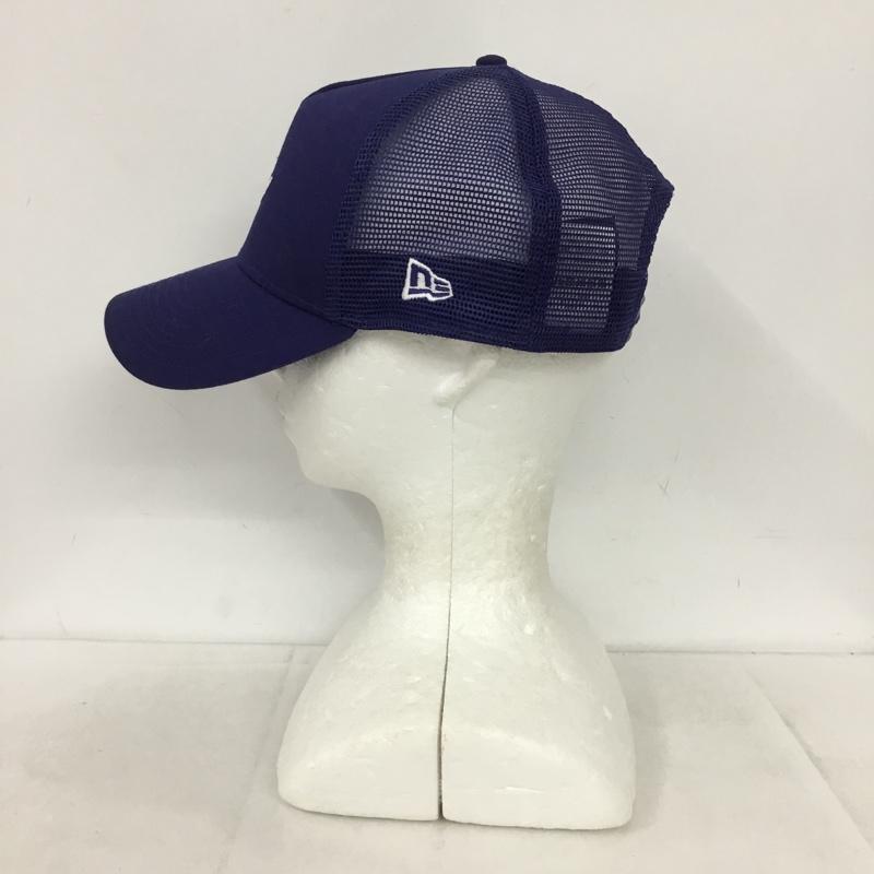 ニューエラ NEW ERA 帽子 キャップ Los Angeles メッシュキャップ ロゴ、文字 青 / ブルー /  メンズ USED 古着 中古 10147562