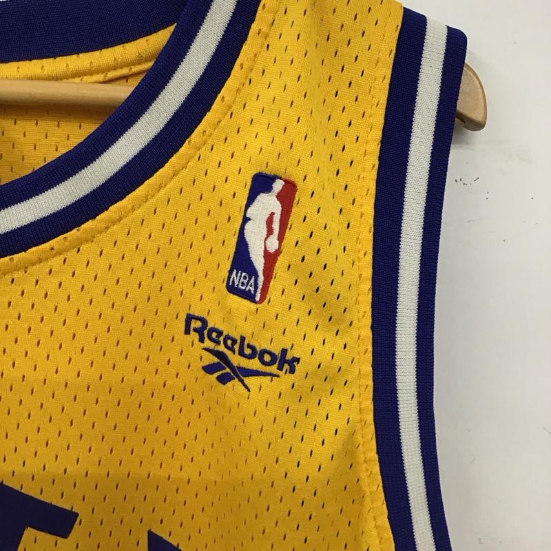 リーボック Reebok タンクトップ タンクトップ タンクトップ ノースリーブカットソー クルーネック XXL ロゴ、文字 黄 / イエロー /  メンズ USED 古着 中古 10147584