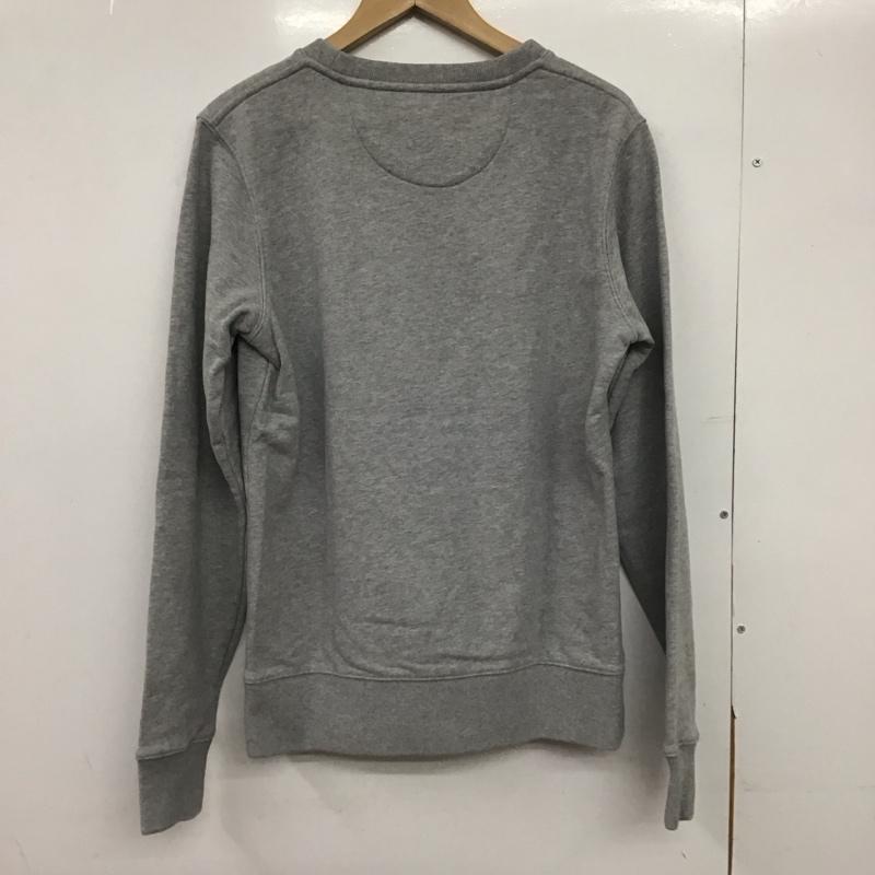 サタデーズサーフニューヨークシティー SATURDAYS SURF NYC トレーナー 長袖 長袖トレーナー スウェット クルーネック プルオーバー S ロゴ、文字 灰 / グレー /  メンズ USED 古着 中古 10147585