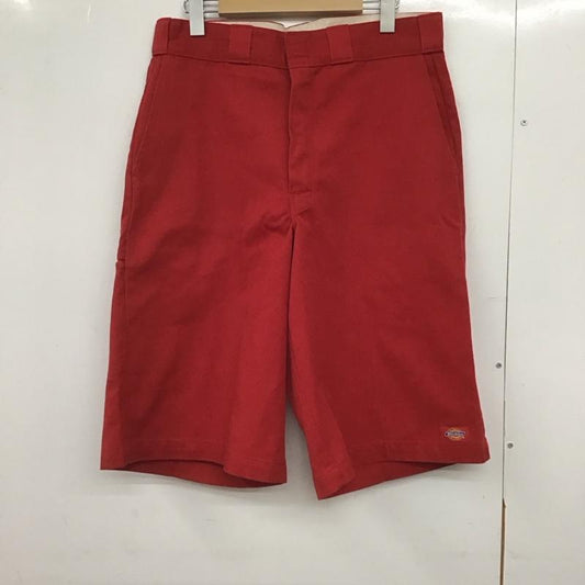 ディッキーズ Dickies パンツ ショートパンツ ハーフパンツ ショートパンツ カジュアルパンツ 無地 赤 / レッド /  メンズ USED 古着 中古 10147601