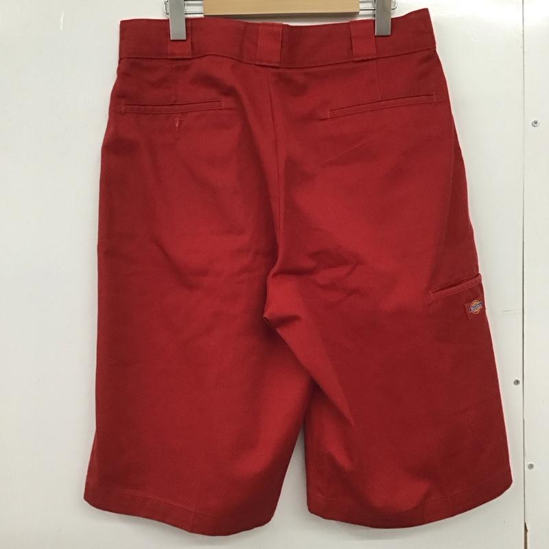 ディッキーズ Dickies パンツ ショートパンツ ハーフパンツ ショートパンツ カジュアルパンツ 無地 赤 / レッド /  メンズ USED 古着 中古 10147601