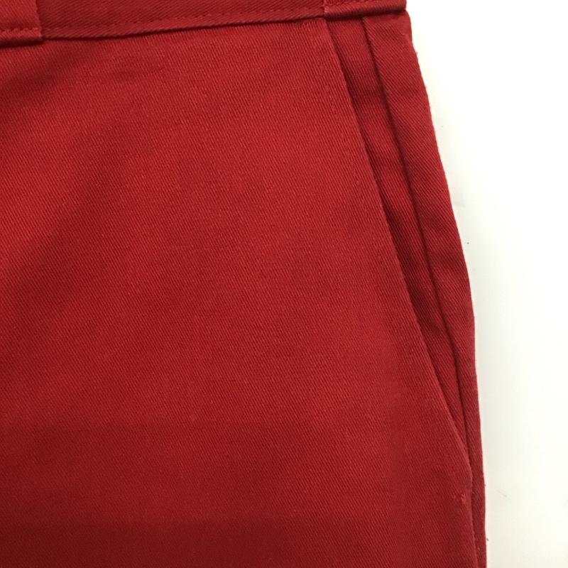 ディッキーズ Dickies パンツ ショートパンツ ハーフパンツ ショートパンツ カジュアルパンツ 無地 赤 / レッド /  メンズ USED 古着 中古 10147601