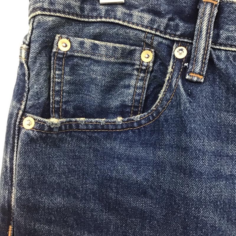 ギャップ GAP パンツ デニム、ジーンズ デニムパンツ ワイドパンツ カジュアルパンツ 30インチ 無地 インディゴ / インディゴ /  メンズ USED 古着 中古 10147607