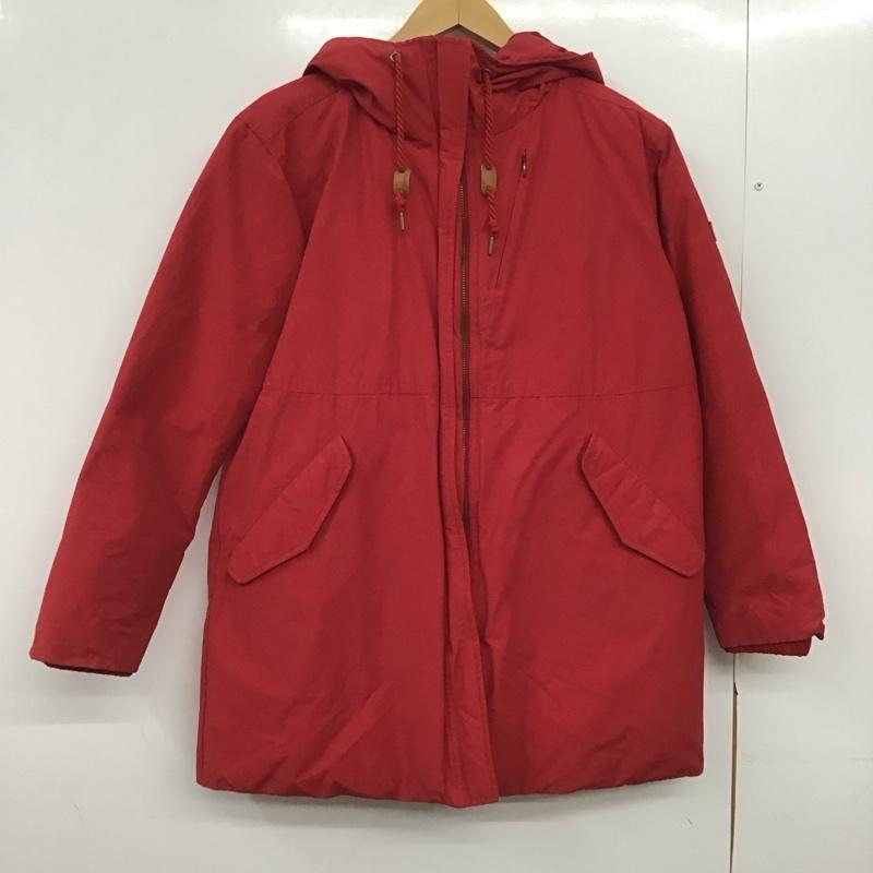 エーグル AIGLE ジャケット、上着 ジャンパー、ブルゾン ジップアップジャケット アウター パーカージャケット 36 無地 赤 / レッド /  レディース USED 古着 中古 10147646