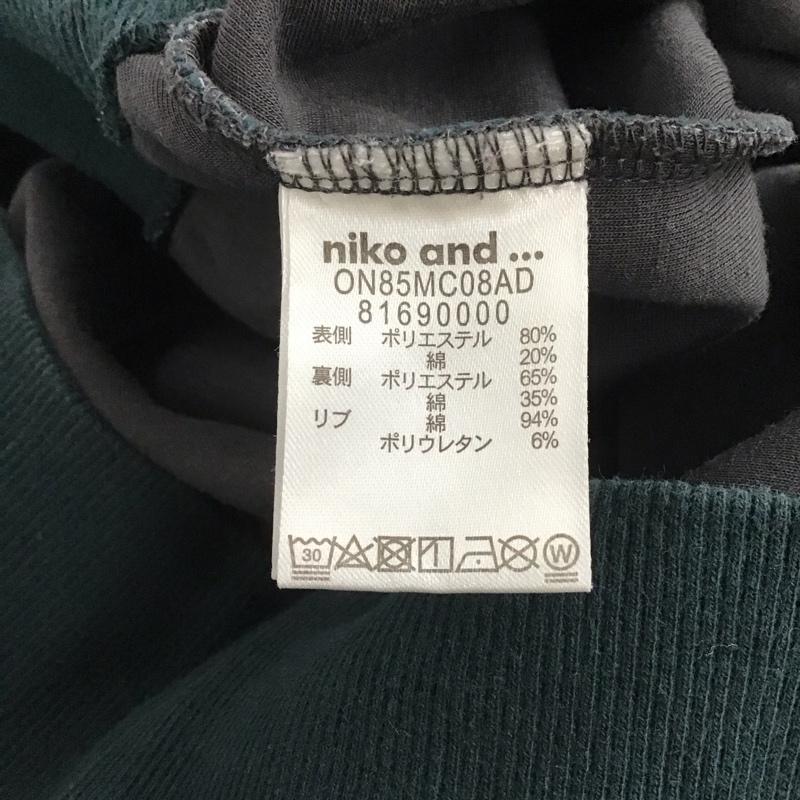 ニコアンド niko and... トレーナー 長袖 長袖スウェット ジップアップネック プルオーバー ヴェルヴェット 4 無地 マルチカラー / マルチカラー /  レディース USED 古着 中古 10147647