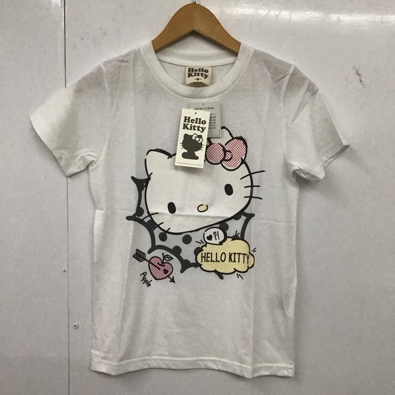 古着 USED Tシャツ 半袖 ハローキティ S キャラクター X プリント 白 / ホワイト /  レディース USED 古着 中古 10147680