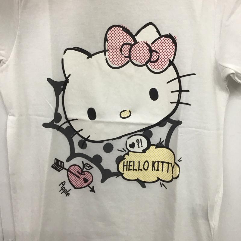 古着 USED Tシャツ 半袖 ハローキティ S キャラクター X プリント 白 / ホワイト /  レディース USED 古着 中古 10147680