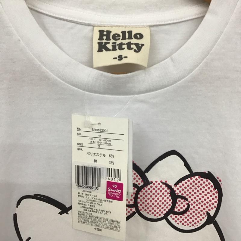 古着 USED Tシャツ 半袖 ハローキティ S キャラクター X プリント 白 / ホワイト /  レディース USED 古着 中古 10147680