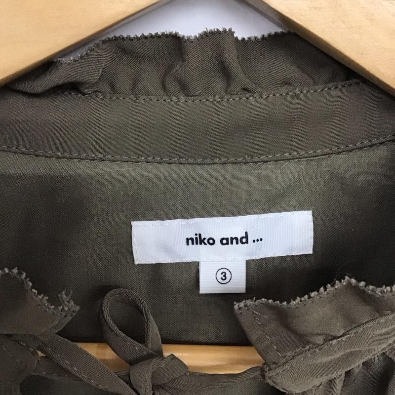 ニコアンド niko and... カットソー 長袖 長袖カットソー 無地カットソー 3 無地 マルチカラー / マルチカラー /  レディース USED 古着 中古 10147685