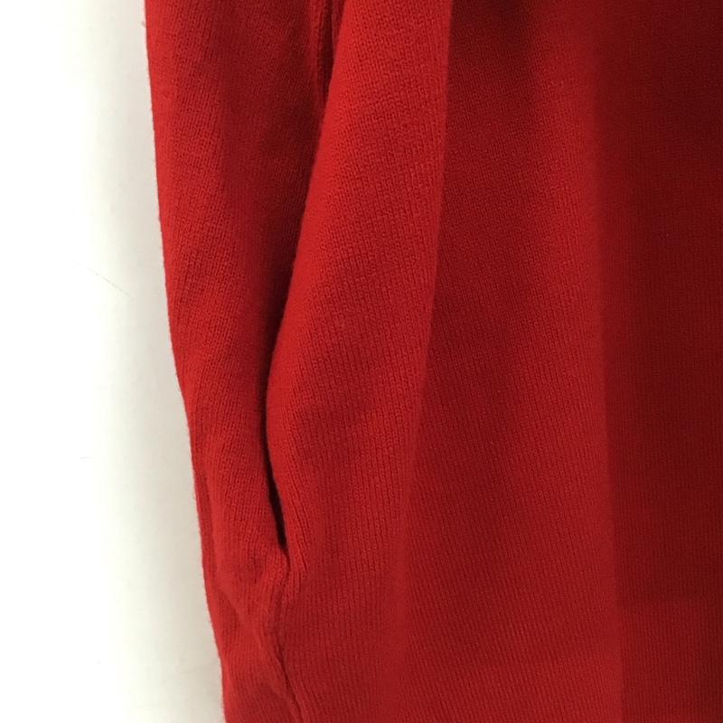 フリークスストア FREAK S STORE ワンピース ロングスカート 長袖ニットワンピース ロングスカート クルーネック ストレッチ FREE 無地 赤 / レッド /  レディース USED 古着 中古 10147691