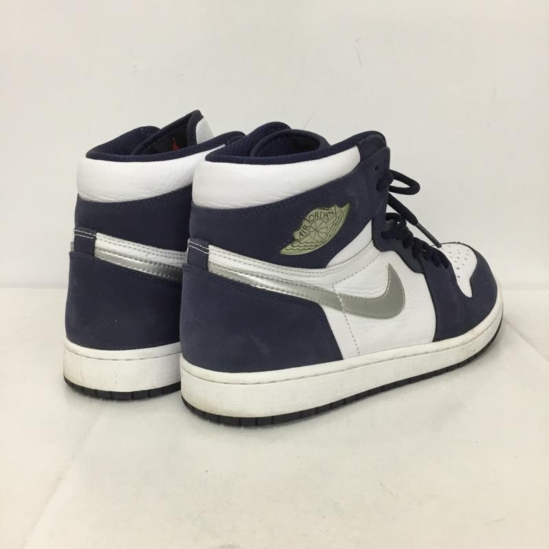 ナイキ NIKE スニーカー スニーカー DC1788-100 AIR JORDAN 1 HIGH OG CO JP 28.5cm 箱有 28.5cm ロゴ、文字 白 / ホワイト / X 紺 / ネイビー /  メンズ USED 古着 中古 10147711