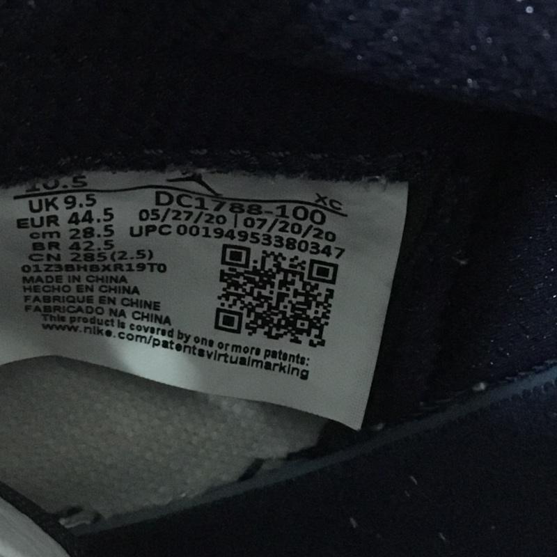 ナイキ NIKE スニーカー スニーカー DC1788-100 AIR JORDAN 1 HIGH OG CO JP 28.5cm 箱有 28.5cm ロゴ、文字 白 / ホワイト / X 紺 / ネイビー /  メンズ USED 古着 中古 10147711