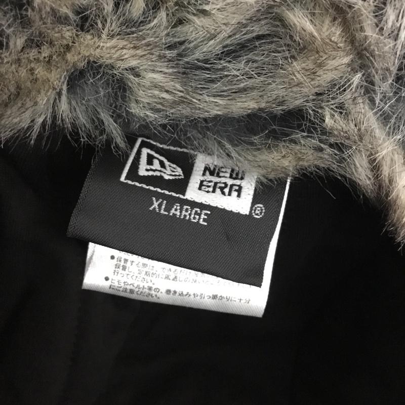 ニューエラ NEW ERA 帽子 キャップ フラップキャップ ファー 無地 ベージュ / ベージュ /  メンズ USED 古着 中古 10147723