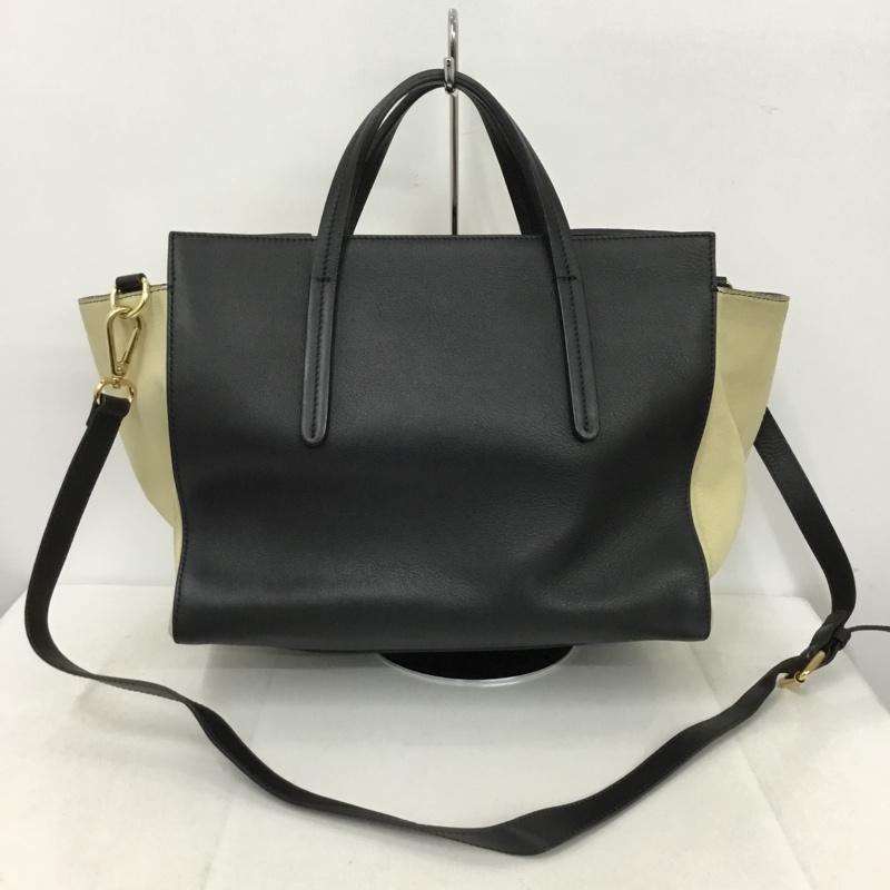 デュー duu  トートバッグ トートバッグ バイカラー 無地 黒 / ブラック / X ベージュ / ベージュ / X 黄 / イエロー /  レディース USED 古着 中古 10147730
