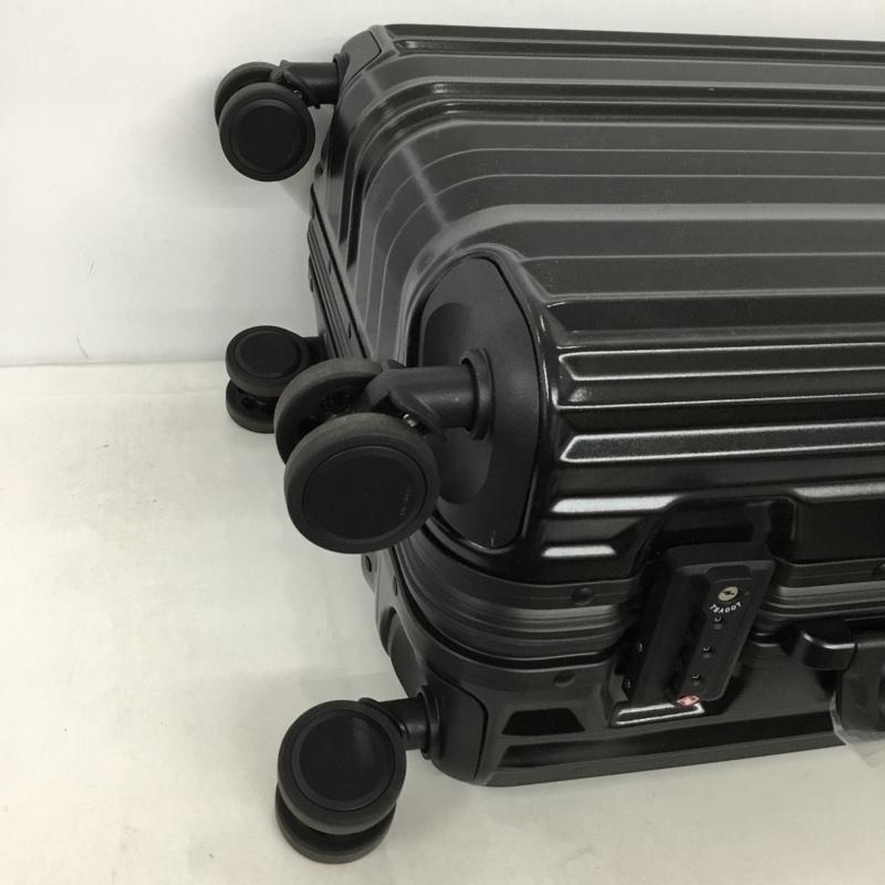リカルド RICARDO スーツケース、トランク スーツケース、トランク AIV-19-001-4WB キャリーケース TSAロック ロゴ、文字 黒 / ブラック /  メンズ USED 古着 中古 10147773
