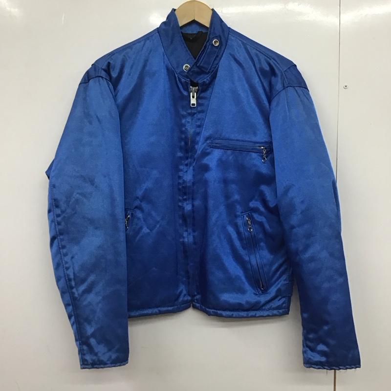 ショット schott ジャケット、上着 ジャケット、ブレザー ジップアップジャケット ナイロンジャケット アウター S 無地 青 / ブルー /  メンズ USED 古着 中古 10147777
