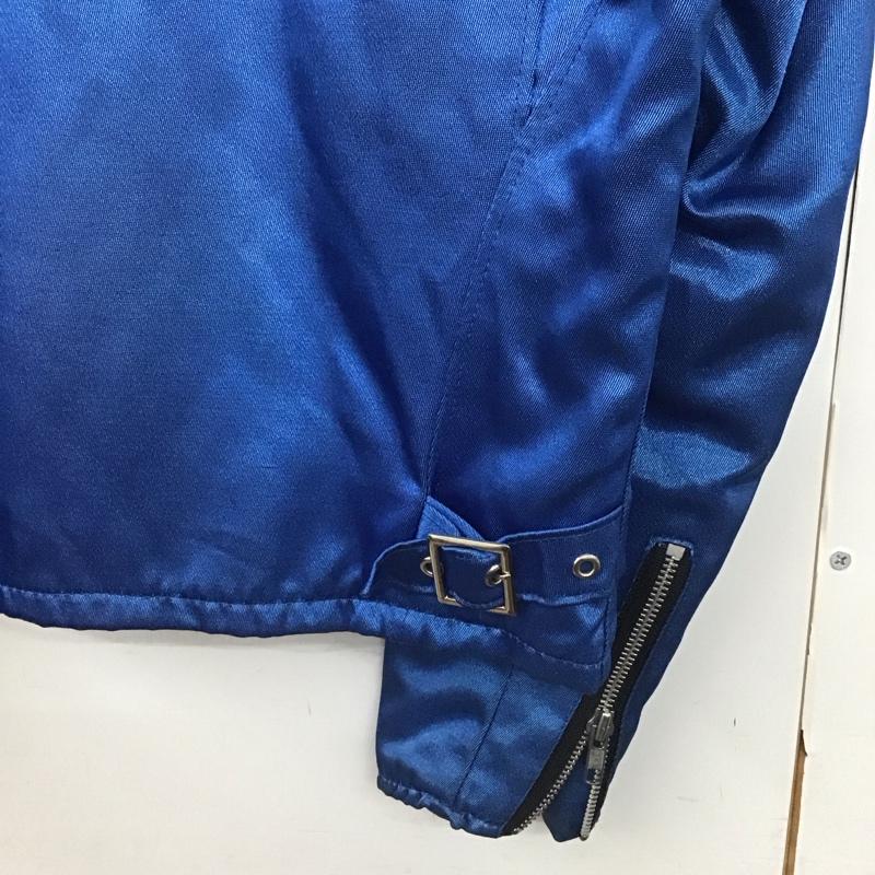 ショット schott ジャケット、上着 ジャケット、ブレザー ジップアップジャケット ナイロンジャケット アウター S 無地 青 / ブルー /  メンズ USED 古着 中古 10147777