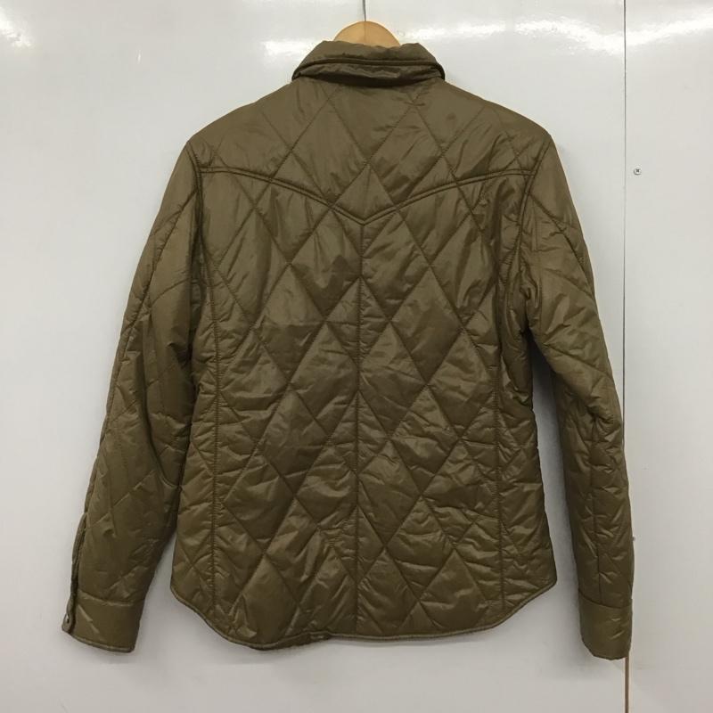 ラングラー Wrangler ジャケット、上着 ジャンパー、ブルゾン w9567 キルティングジャケット ダウンジャケット アウター M ロゴ、文字 キャメル / キャメル /  メンズ USED 古着 中古 10147799