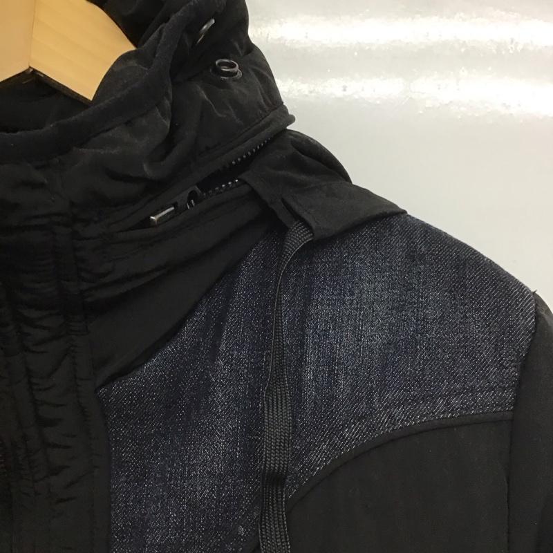 ディーゼル DIESEL ジャケット、上着 ジャンパー、ブルゾン ジップアップジャケット ナイロンジャケット アウター M 無地 黒 / ブラック / X インディゴ / インディゴ /  メンズ USED 古着 中古 10147809