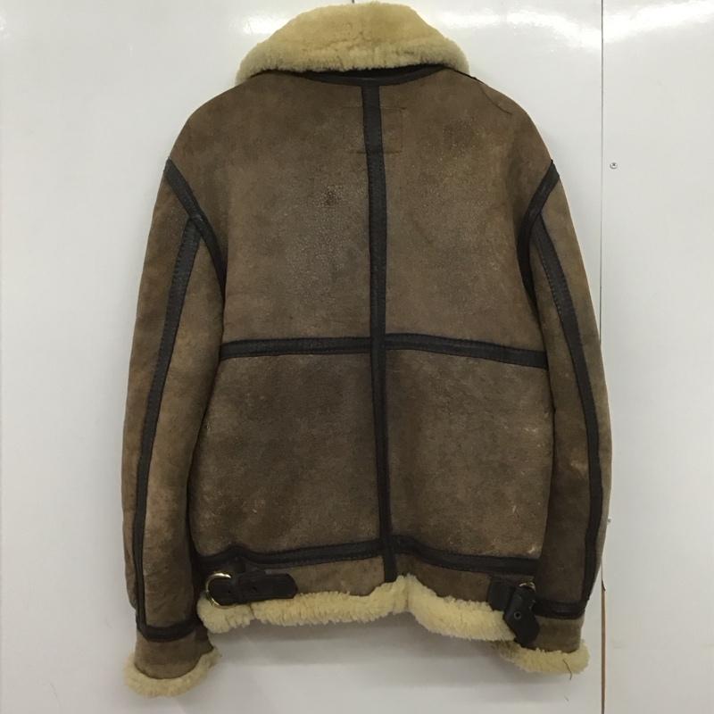 ショット schott ジャケット、上着 ジャンパー、ブルゾン ジップアップジャケット 裏地ボア アウター 38 無地 茶 / ブラウン /  メンズ USED 古着 中古 10147811
