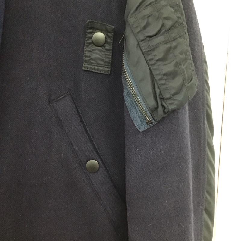 アルファインダストリー Alpha Industries ジャケット、上着 ジャンパー、ブルゾン ジップアップジャケット ミリタリージャケット sunnysports M 無地 紺 / ネイビー /  メンズ USED 古着 中古 10147812