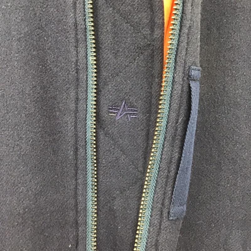 アルファインダストリー Alpha Industries ジャケット、上着 ジャンパー、ブルゾン ジップアップジャケット ミリタリージャケット sunnysports M 無地 紺 / ネイビー /  メンズ USED 古着 中古 10147812