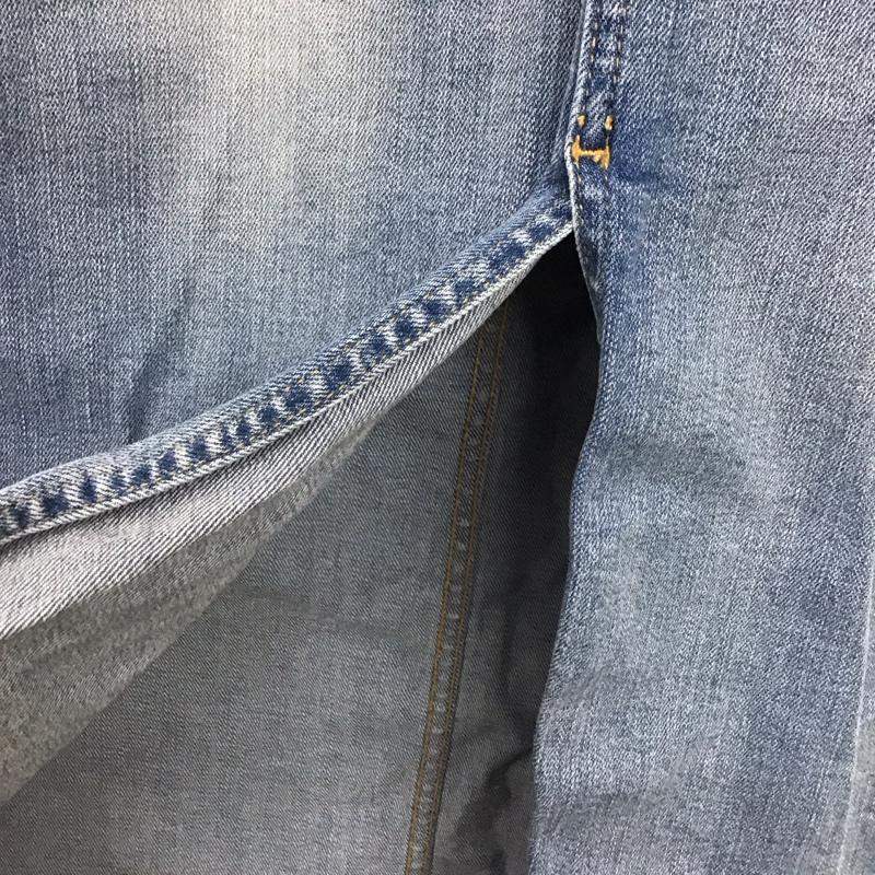 アズールバイマウジー AZUL BY MOUSSY スカート ロングスカート 250GAS12-046K-2 ハイウエスト スカート L 無地 水色 / ライトブルー /  レディース USED 古着 中古 10147821