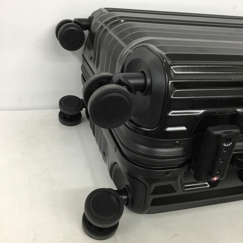 リカルド RICARDO スーツケース、トランク スーツケース、トランク AIV-19-001-4WB キャリーケース TSAロック ロゴ、文字 黒 / ブラック /  メンズ USED 古着 中古 10147822