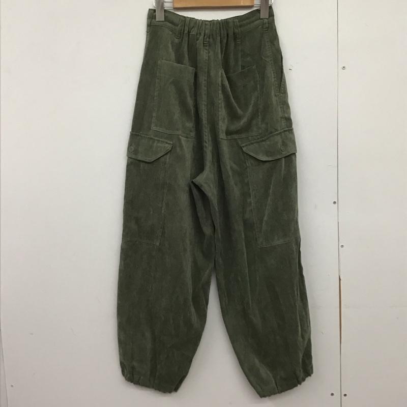 ニコアンド niko and... パンツ ワークパンツ、ペインターパンツ NKM26525SM 起毛バルーンカーゴパンツ M 無地 カーキ / カーキ /  レディース USED 古着 中古 10147824