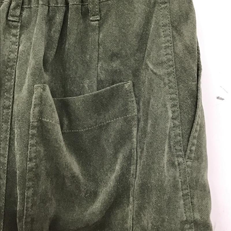 ニコアンド niko and... パンツ ワークパンツ、ペインターパンツ NKM26525SM 起毛バルーンカーゴパンツ M 無地 カーキ / カーキ /  レディース USED 古着 中古 10147824