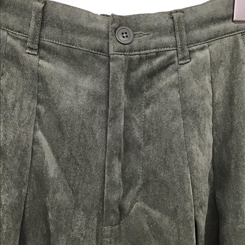 ニコアンド niko and... パンツ ワークパンツ、ペインターパンツ NKM26525SM 起毛バルーンカーゴパンツ M 無地 カーキ / カーキ /  レディース USED 古着 中古 10147824