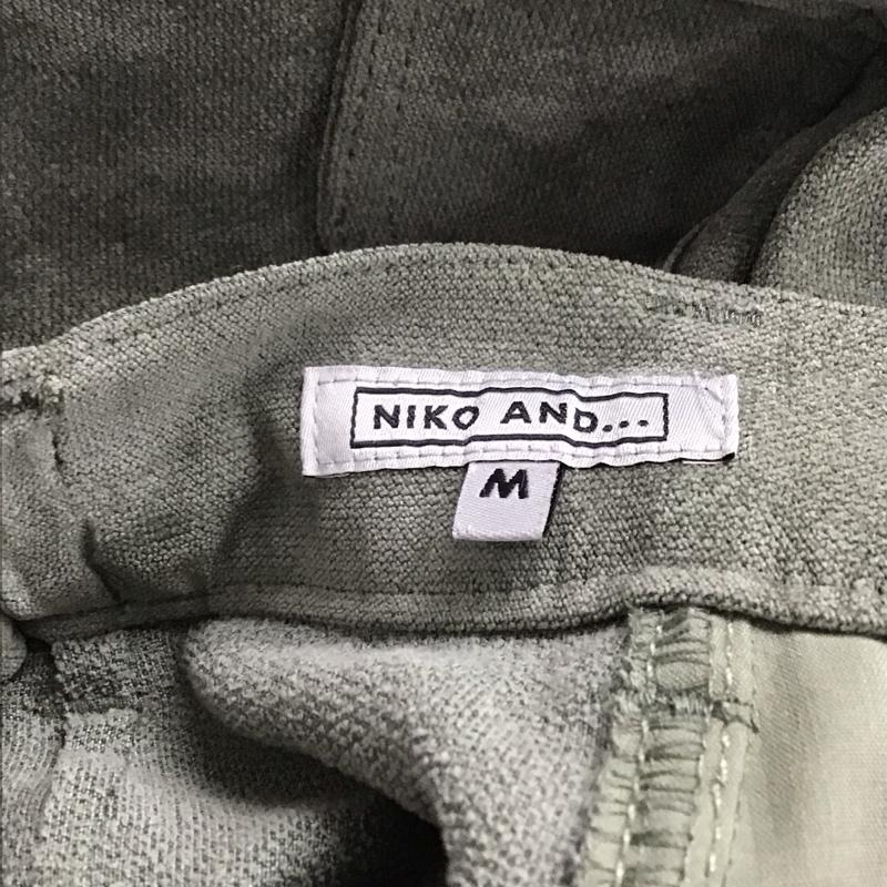 ニコアンド niko and... パンツ ワークパンツ、ペインターパンツ NKM26525SM 起毛バルーンカーゴパンツ M 無地 カーキ / カーキ /  レディース USED 古着 中古 10147824