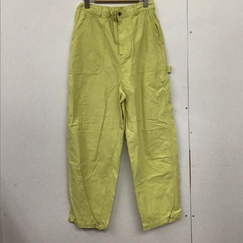 サマンサモスモス Samansa Mos2 パンツ スラックス FREE 無地 黄緑 / イエローグリーン /  レディース USED 古着 中古 10147827