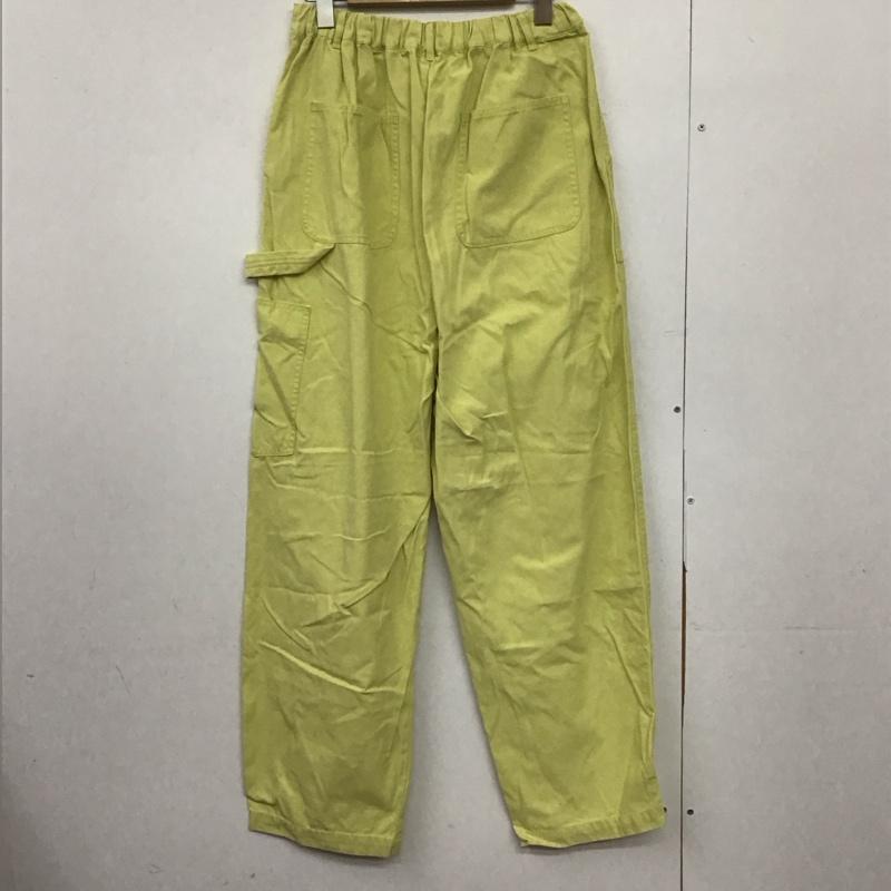 サマンサモスモス Samansa Mos2 パンツ スラックス FREE 無地 黄緑 / イエローグリーン /  レディース USED 古着 中古 10147827