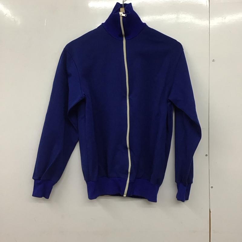 古着 USED ジャケット、上着 ジャケット、ブレザー ジップアップジャケット ジャージ アウター 無地 青 / ブルー /  メンズ USED 古着 中古 10147829