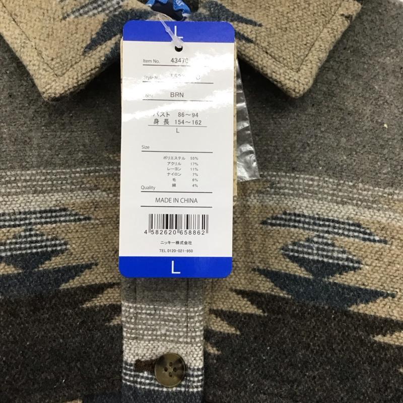 オーシャンパシフィック ocean pacific ジャケット、上着 ジャケット、ブレザー 長袖シャツジャケット アウター L プリント マルチカラー / マルチカラー /  メンズ USED 古着 中古 10147834