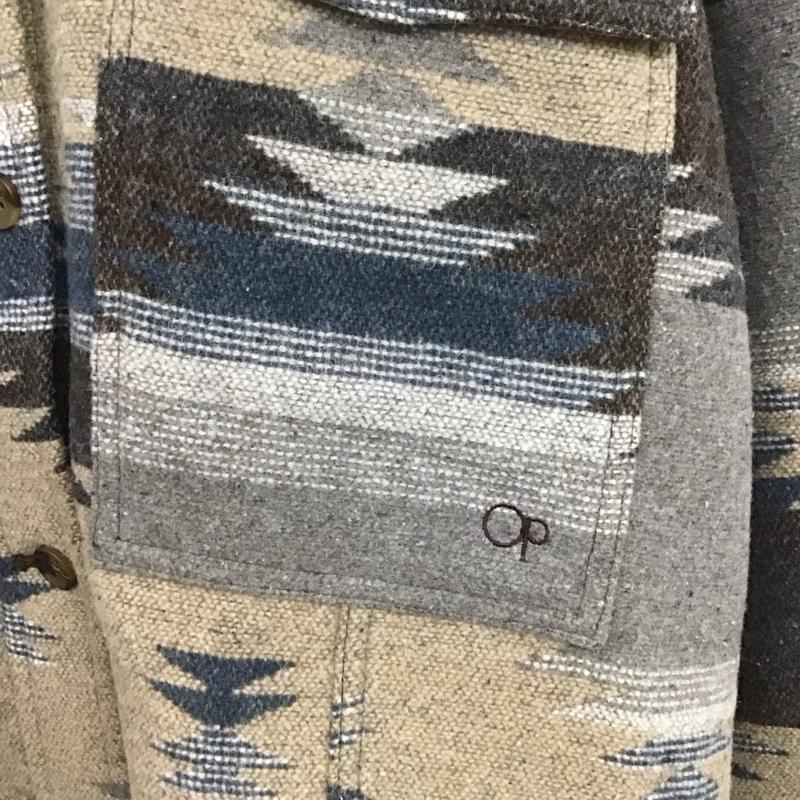 オーシャンパシフィック ocean pacific ジャケット、上着 ジャケット、ブレザー 長袖シャツジャケット アウター L プリント マルチカラー / マルチカラー /  メンズ USED 古着 中古 10147834