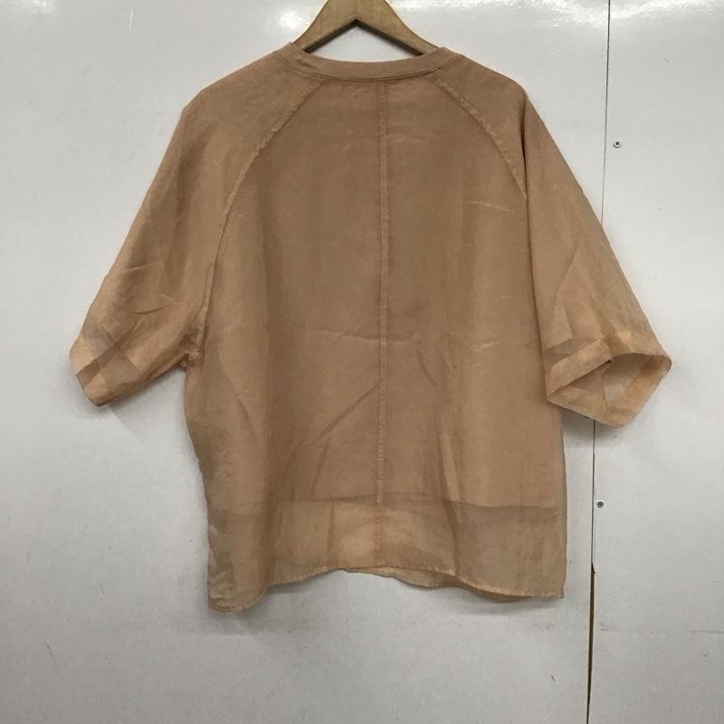 フリークスストア FREAK S STORE カットソー 半袖 252630 シアー プルオーバー FREE 無地 ベージュ / ベージュ /  レディース USED 古着 中古 10147845