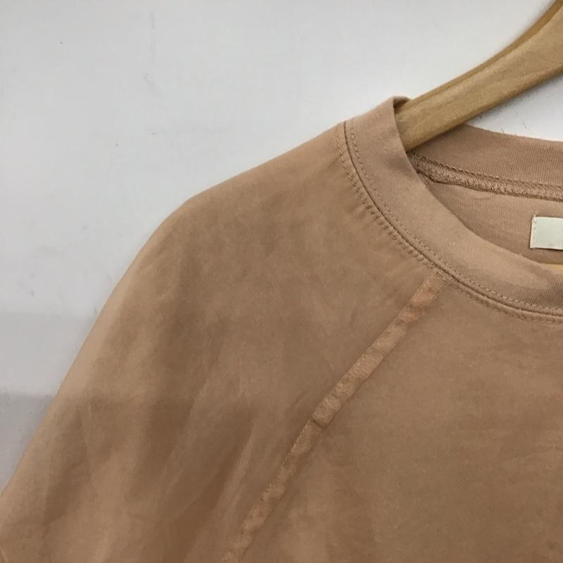 フリークスストア FREAK S STORE カットソー 半袖 252630 シアー プルオーバー FREE 無地 ベージュ / ベージュ /  レディース USED 古着 中古 10147845