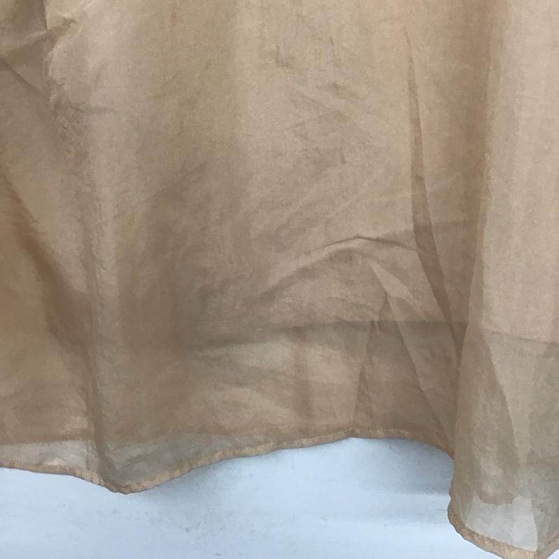 フリークスストア FREAK S STORE カットソー 半袖 252630 シアー プルオーバー FREE 無地 ベージュ / ベージュ /  レディース USED 古着 中古 10147845