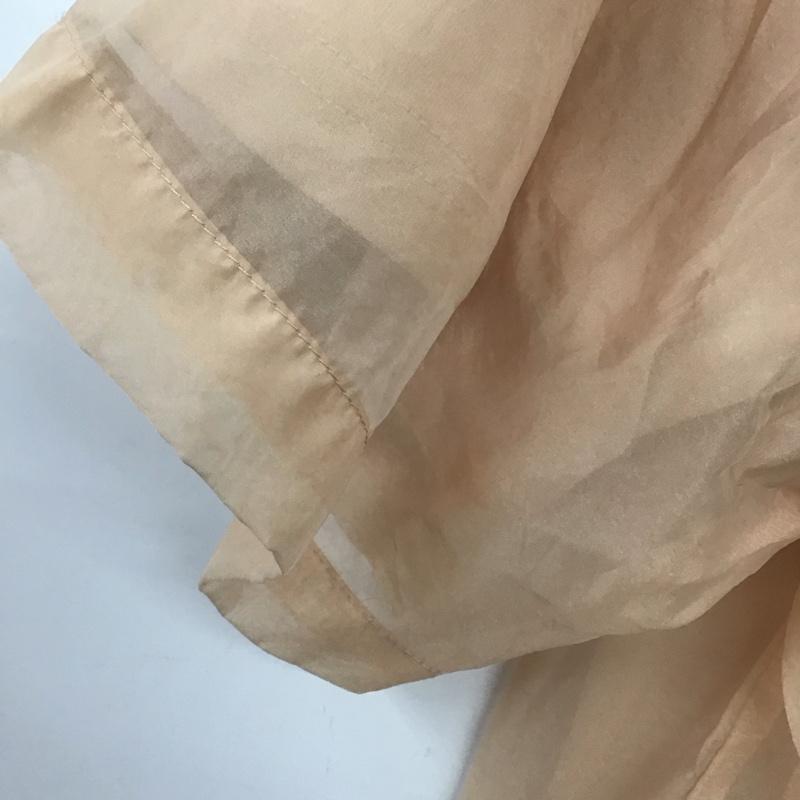 フリークスストア FREAK S STORE カットソー 半袖 252630 シアー プルオーバー FREE 無地 ベージュ / ベージュ /  レディース USED 古着 中古 10147845
