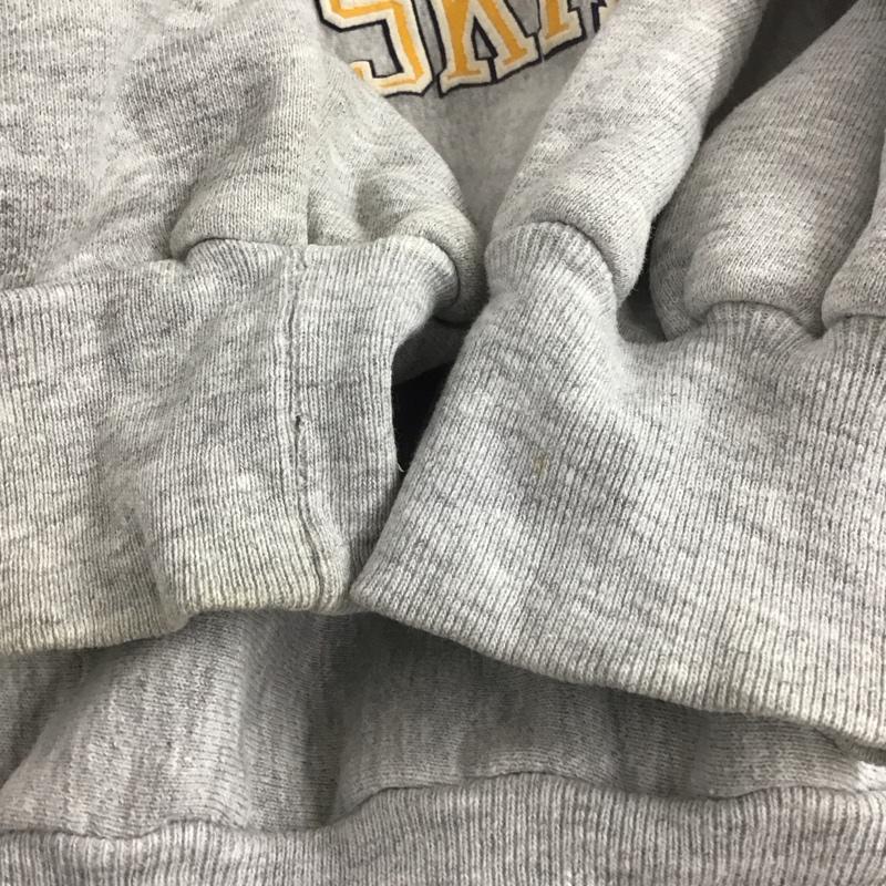 古着 USED トレーナー 長袖 長袖スウェット スタンドネックカットソー トレーナー 90s L ロゴ、文字 灰 / グレー /  メンズ USED 古着 中古 10147846