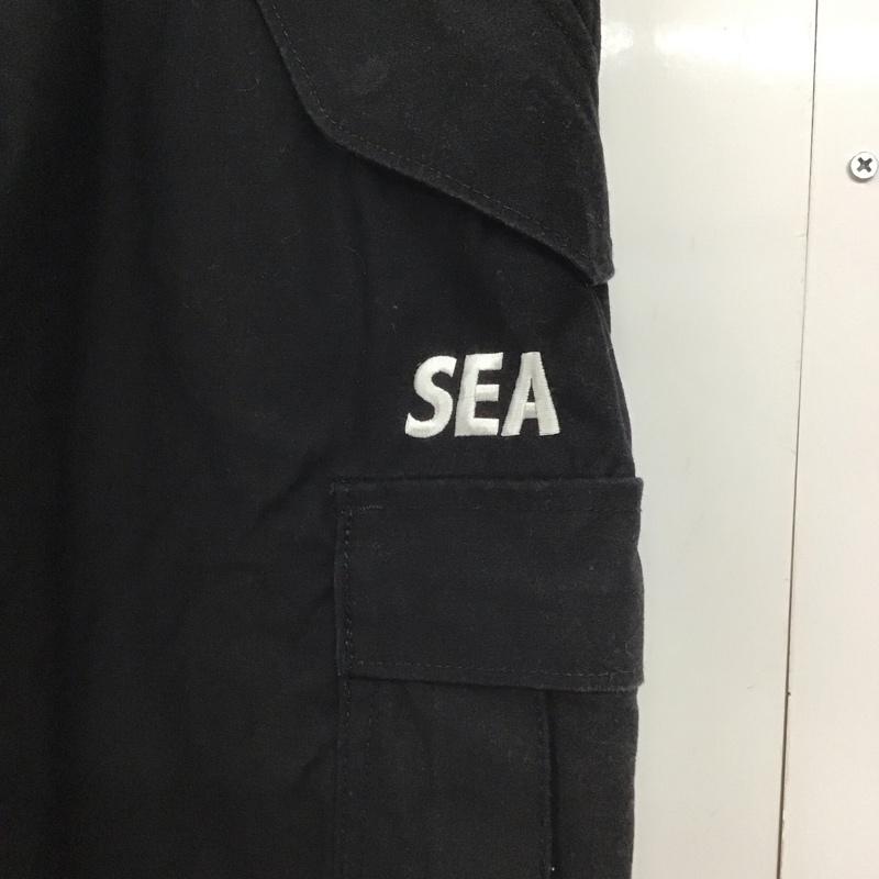 ウィンダンシー WIND AND SEA パンツ ワークパンツ、ペインターパンツ ワイドパンツ カジュアルパンツ ワークパンツ XL 無地 黒 / ブラック /  メンズ USED 古着 中古 10147848