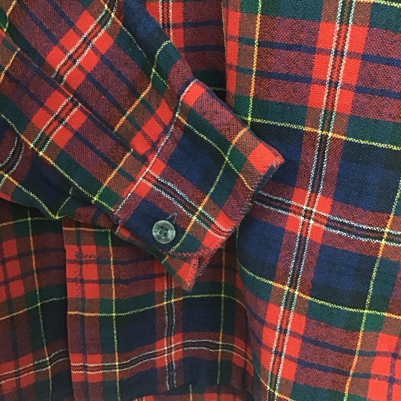 ペンドルトン PENDLETON シャツ、ブラウス 長袖 長袖シャツ チェックシャツ カラーシャツ 70s M チェック マルチカラー / マルチカラー /  メンズ USED 古着 中古 10147861