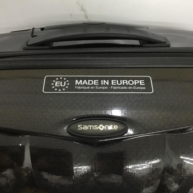 サムソナイト Samsonite スーツケース、トランク スーツケース、トランク V22 09306 コスモライト TSAロック ロゴ、文字 黒 / ブラック /  メンズ USED 古着 中古 10147871
