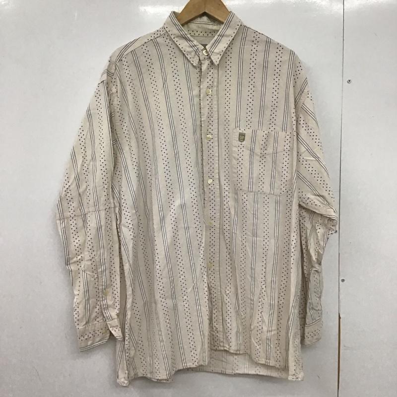 古着 USED シャツ、ブラウス 長袖 長袖シャツ ストライプシャツ カラーシャツ XL プリント マルチカラー / マルチカラー /  メンズ USED 古着 中古 10147875