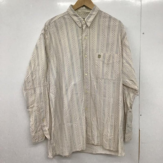 古着 USED シャツ、ブラウス 長袖 長袖シャツ ストライプシャツ カラーシャツ XL プリント マルチカラー / マルチカラー /  メンズ USED 古着 中古 10147875